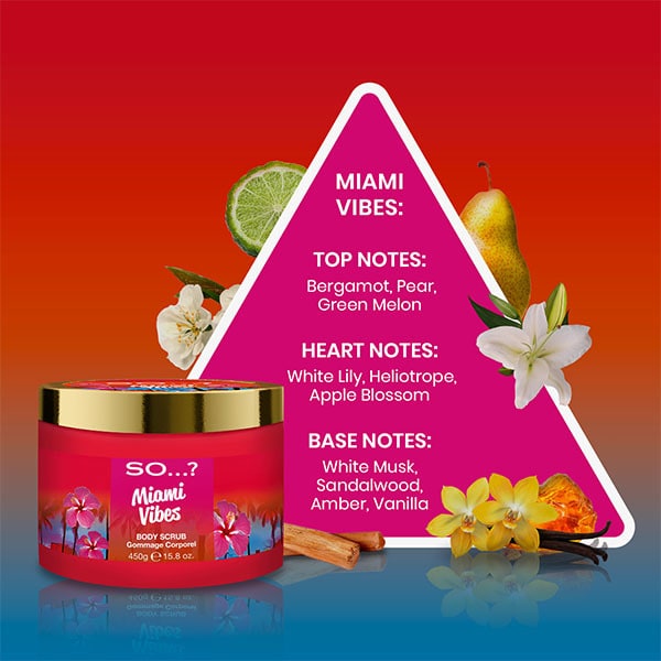 So...? Body Scrub Miami Vibes 450g (British brand)