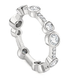 Boodles platinum diamond Waterfall ring, UK version