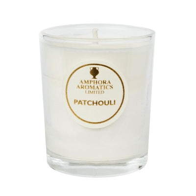 Superdrug Amphora Aromatics Patchouli Mini Pot Candle 20 Hour Ivory- Buy online at McGrocer