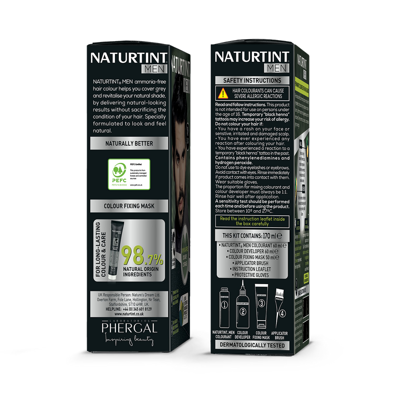 Naturtint Hair Colour Gel 5N Light Chestnut Brown 170ml - British product