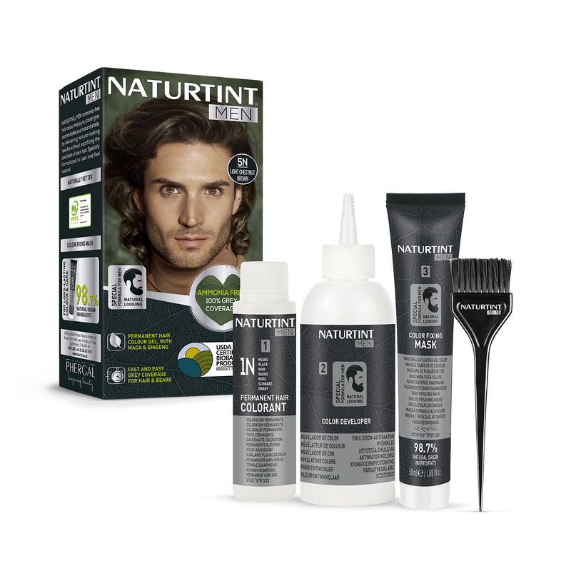 Naturtint Hair Colour Gel 5N Light Chestnut Brown 170ml - British product