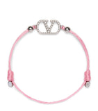 Valentino Garavani VLogo Signature bracelet with polyester outer, UK version