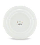 GINORI 1735 porcelain side plate in green 24cm, UK version