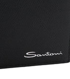 Santoni textured leather wallet, imported from the UK