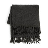 Sainsbury's Mohair Throw Dark Charcoal GOODS Sainsburys   