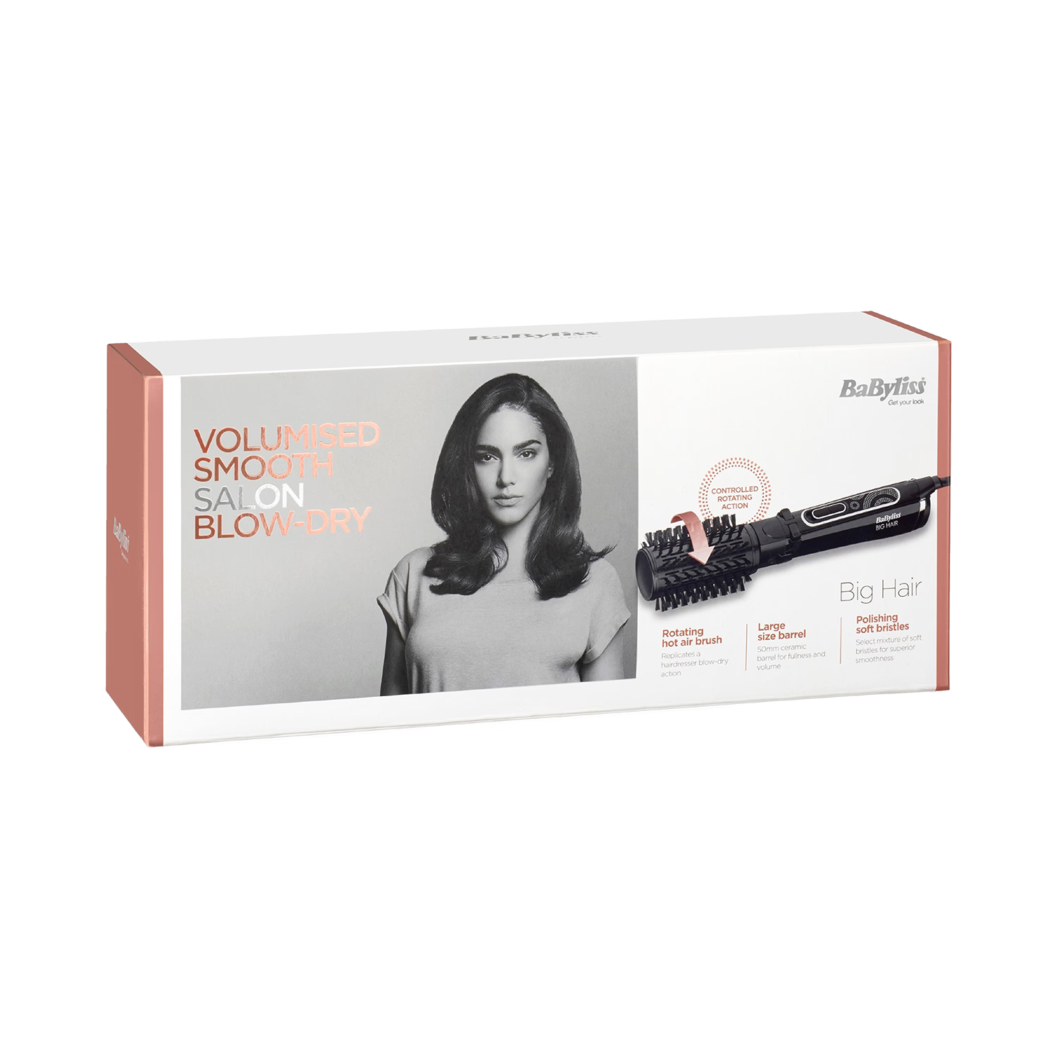 BaByliss Big Hair rotating hot air styler (British brand)