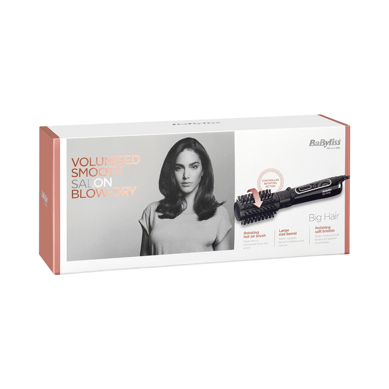 BaByliss Big Hair rotating hot air styler (British brand)