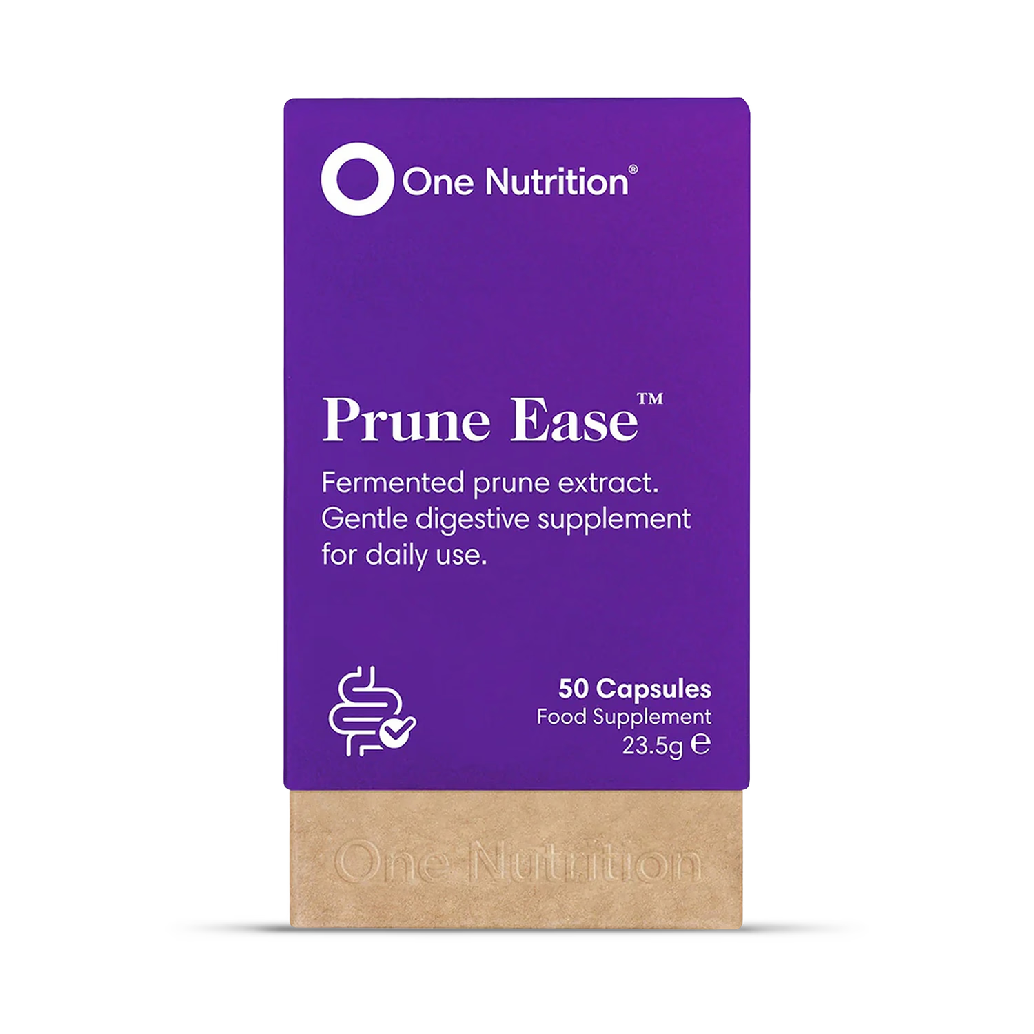 One Nutrition Prune Ease digestive supplement 50 capsules - British product