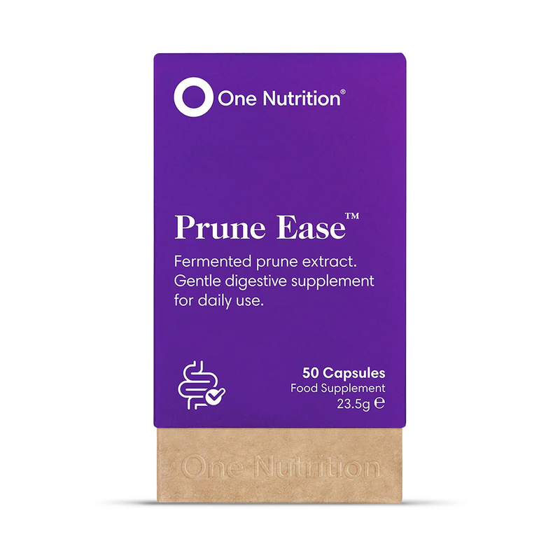 One Nutrition Prune Ease digestive supplement 50 capsules - British product