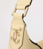 Jimmy Choo small Bar leather shoulder bag (British brand)