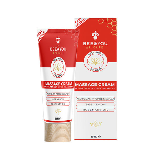 Bee&You Massage Cream 80ml natural formula - British product