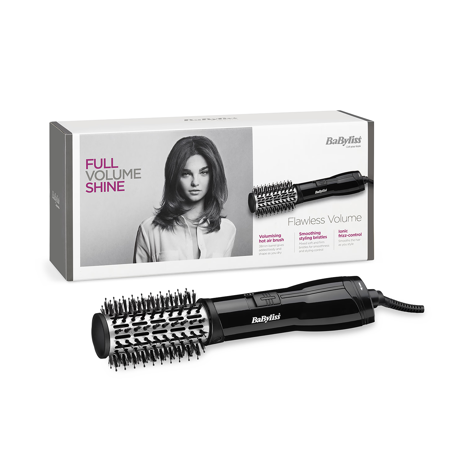 Babyliss Flawless Volume hot air styler, UK version