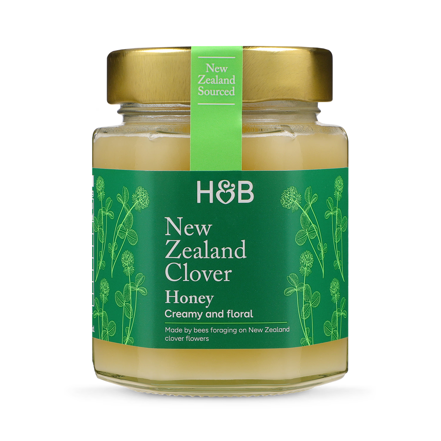 Holland & Barrett kløverhonning 225g, britisk versjon