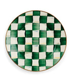MacKenzie-Childs Emerald Check dinner plate 25cm, UK version