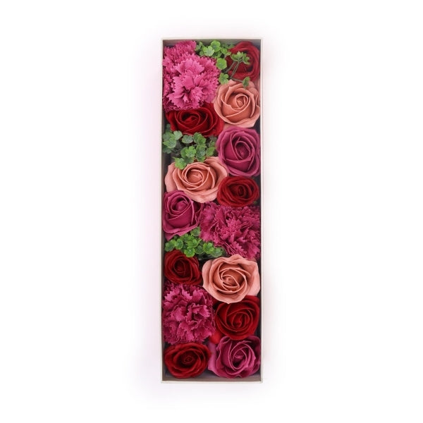 Merci Boutique soap bouquet vintage rose long box, imported from the UK