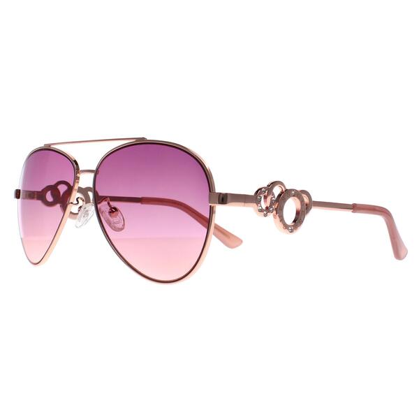 Guess GF0365 rose gold pink gradient metal aviator sunglasses - British product