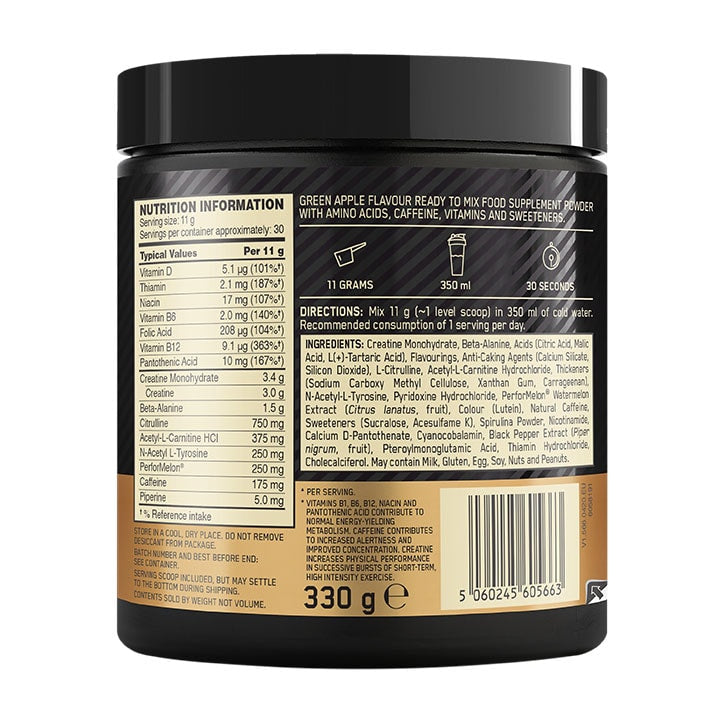 Optimum Nutrition Gold Standard Pre Workout Kiwi 330g