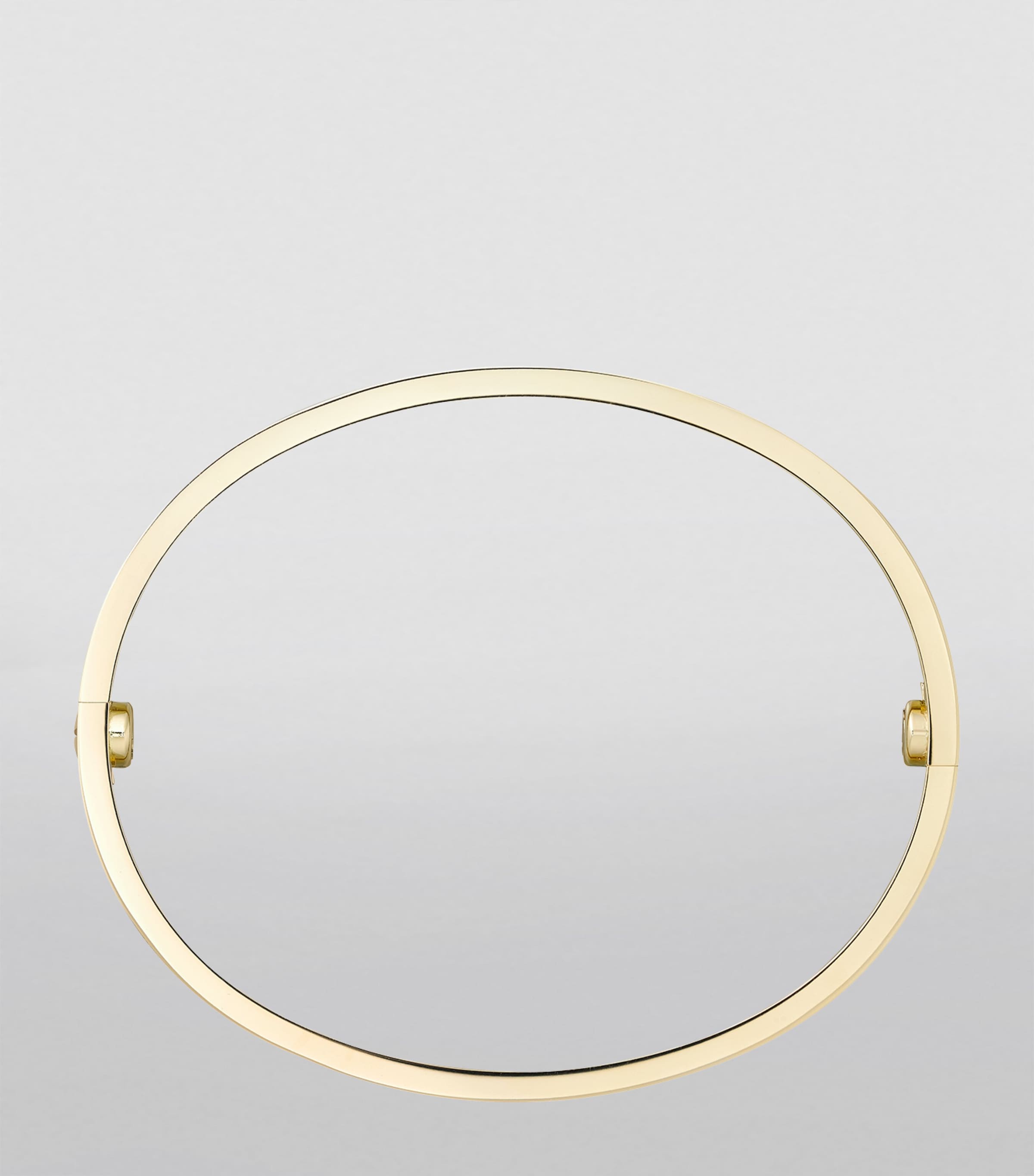 Cartier LOVE bracelet 18kt yellow gold brushed finish, UK version
