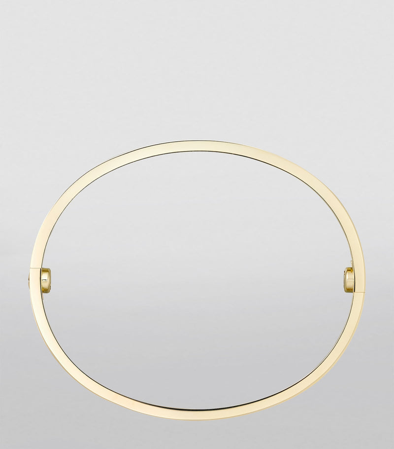 Cartier LOVE bracelet 18kt yellow gold brushed finish, UK version