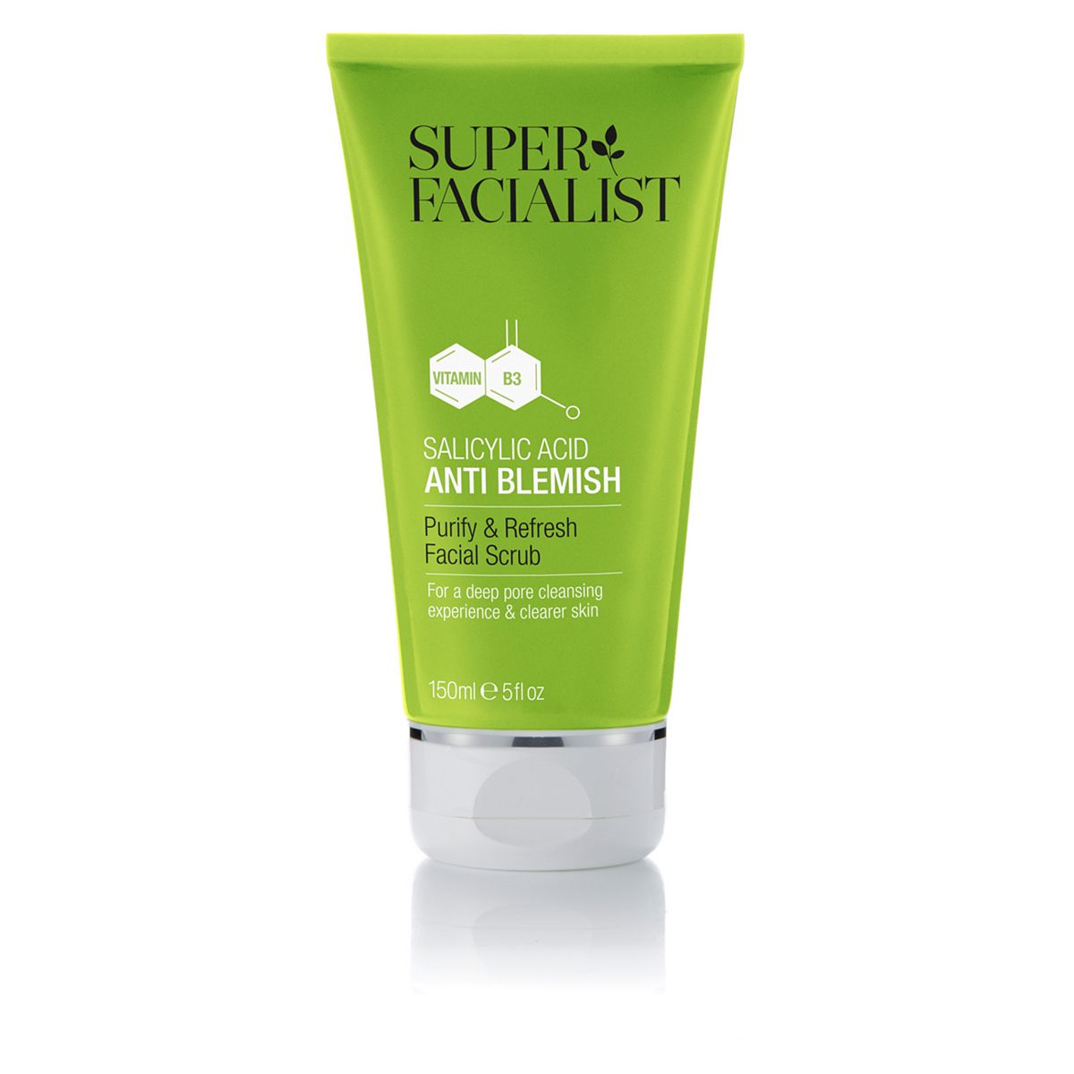 Super Facialist Salicylic Acid Anti Blemish Purify & Refresh Facial Scrub 150ml GOODS Boots   