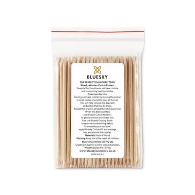 Superdrug Bluesky Wooden Cuticle Sticks Nail Tool Pack of 50- Buy online at McGrocer