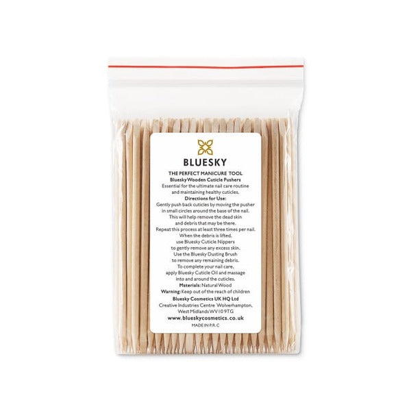 Bluesky Wooden Cuticle Sticks 50-pack - British product