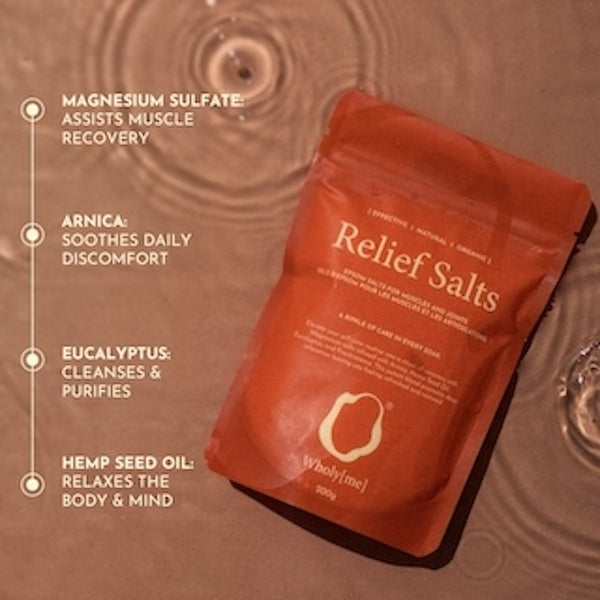 WholyMe Relief Salts bath salts 200g - British product