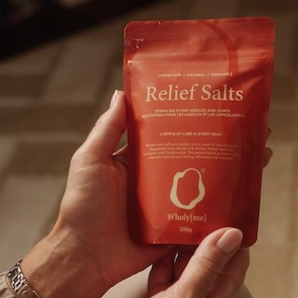 WholyMe Relief Salts bath salts 200g - British product