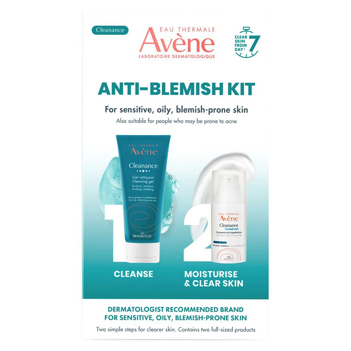 Avène Cleanance Anti-Blemish 2 Step Routine Kit GOODS Boots   