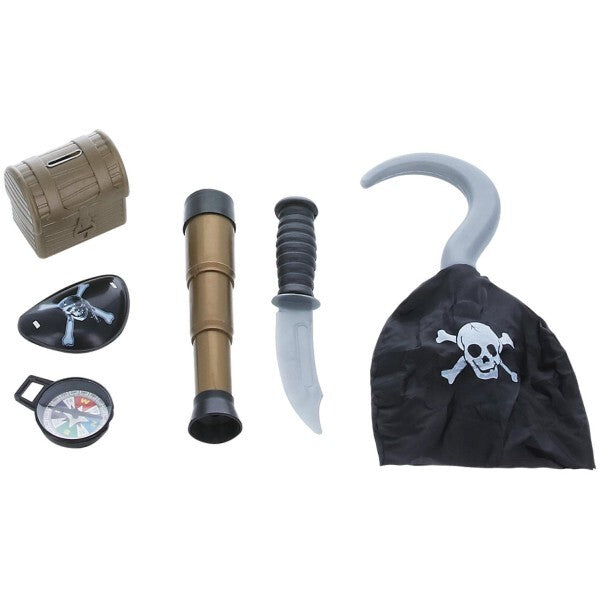 Smiffys pirate set with compass and accessories (British brand)