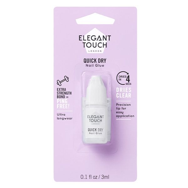 Elegant Touch Quick Dry Nail Glue 3ml GOODS Superdrug   