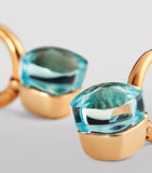 Pomellato blue topaz Nudo drop earrings - British product