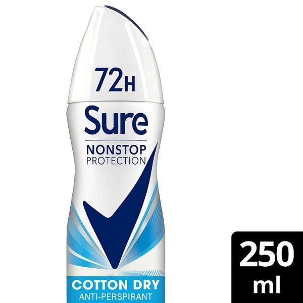 Sure Cotton Dry Anti-Perspirant Deodorant Aerosol 150ml GOODS Superdrug   