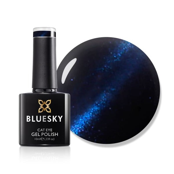 Bluesky Cat Eye Coat Blue Gel Polish - British product