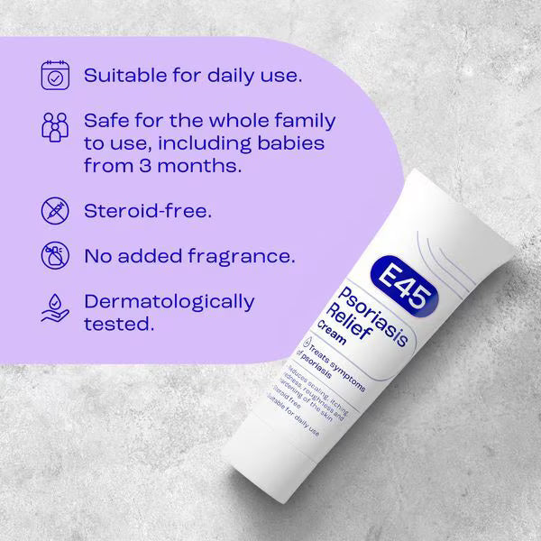 E45 Psoriasis Treatment Cream 50ml - British product