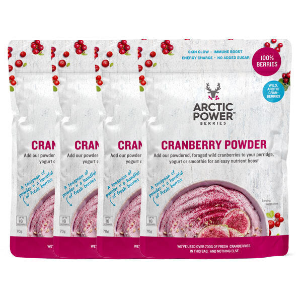 Arctic Power Berries 4 x Cranberry 70g bundle GOODS Superdrug   