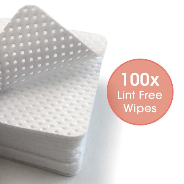 JoLee Lint Free Wipes, Gel Polish Removal Pads - Pack of 100