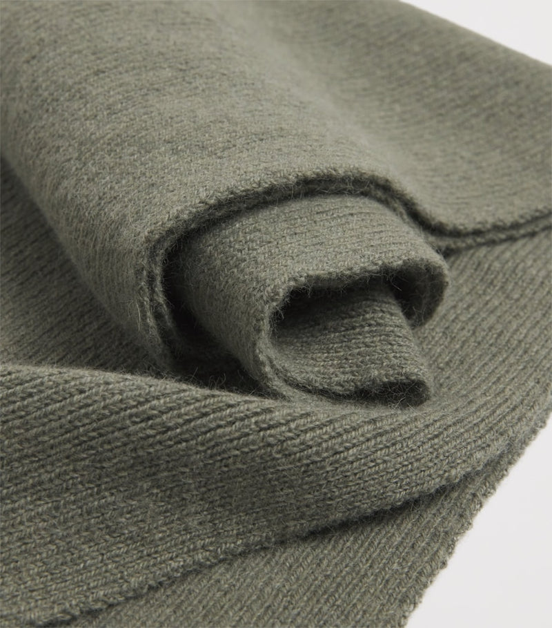 Le Bonnet lambswool angora classic scarf 22x180cm (British brand)