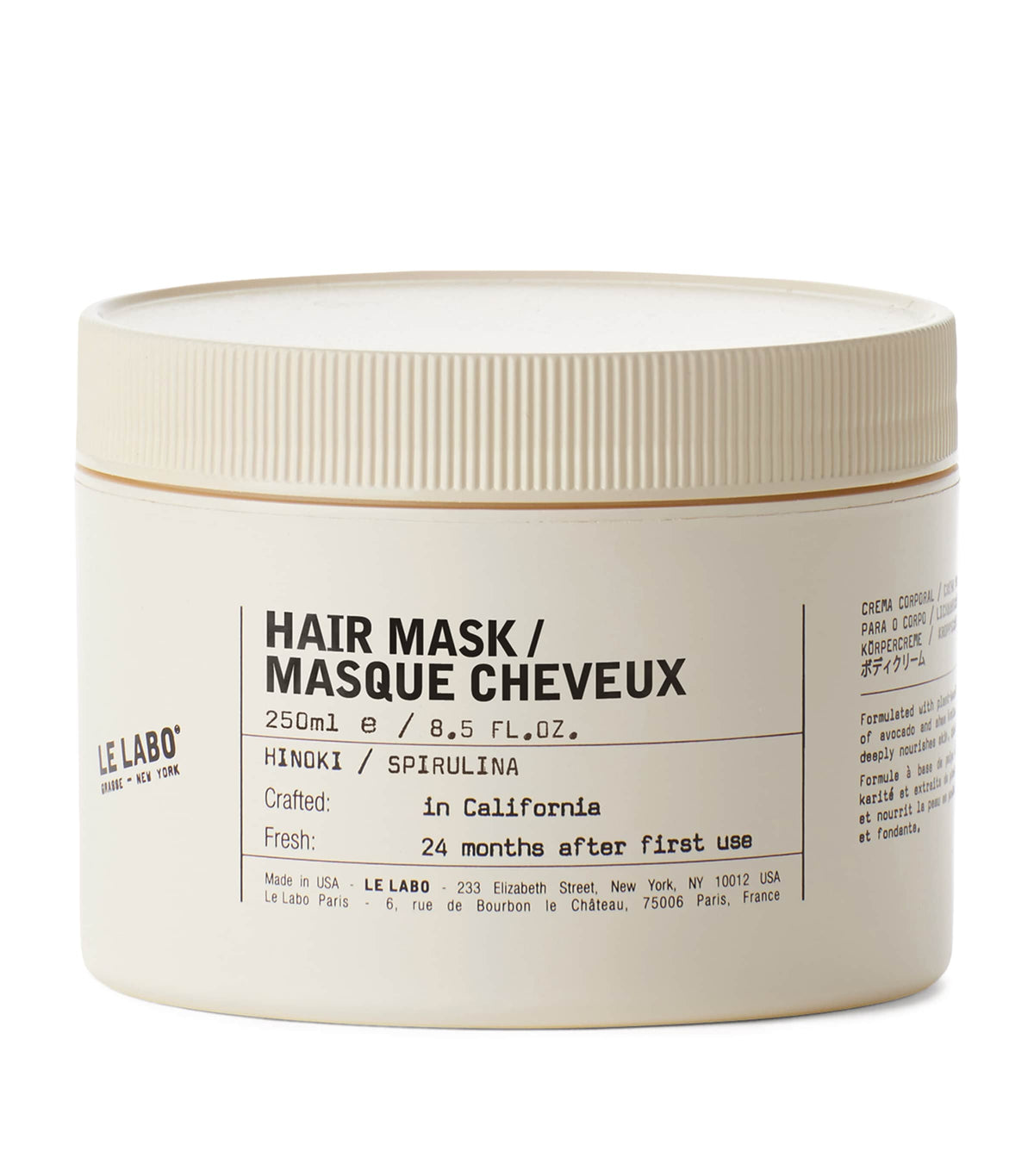 Le Labo Hinoki hair mask 250ml, UK version