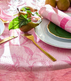 Le Jacquard Français Linen Tablecloth À L'Orangerie 175cm x 250cm, Made in France