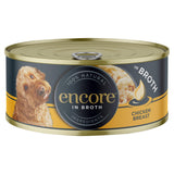 Encore Natural Chicken Selection In Broth Dog Tin 156g Dog food cans trays & pouches Sainsburys   