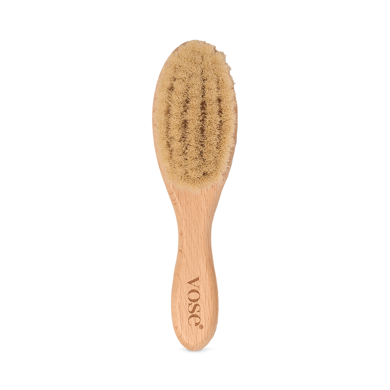 Baby brush set with goat hair and bamboo handles, UK version