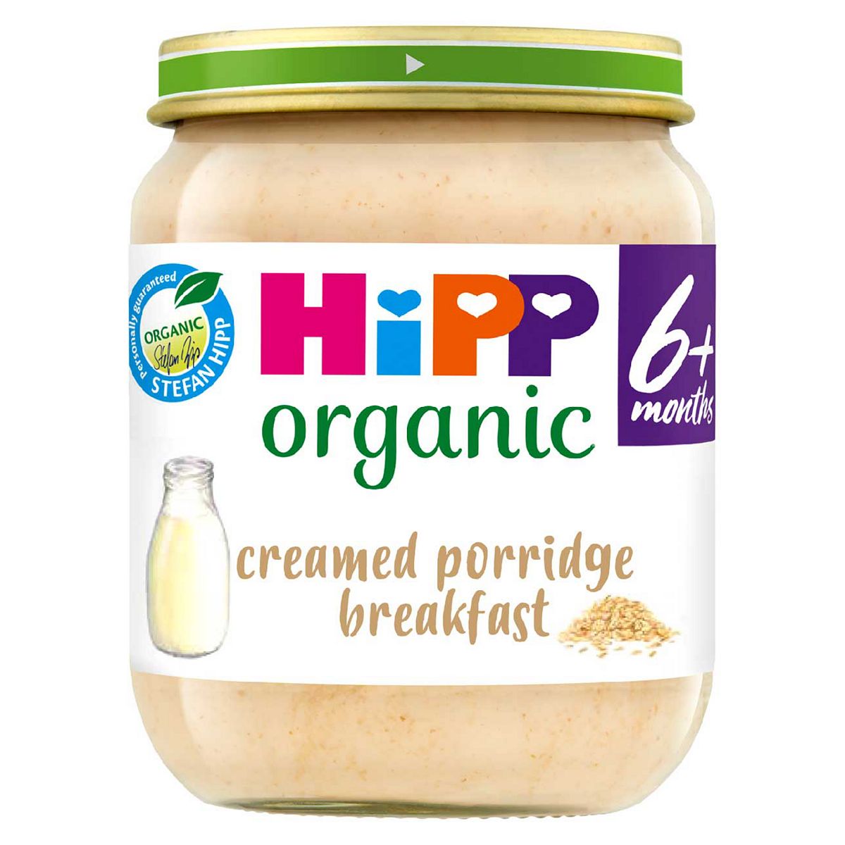 HiPP Organic Creamed Porridge Breakfast Baby Food Jar 6+ Months 125g GOODS Boots   