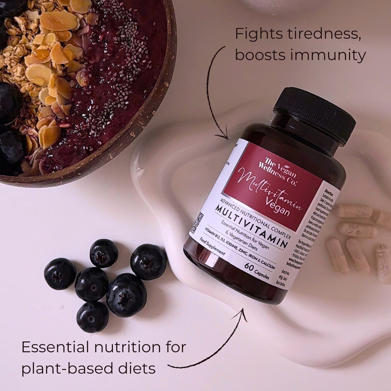 Vegan Wellness Co. multivitamin 60 capsules - British product