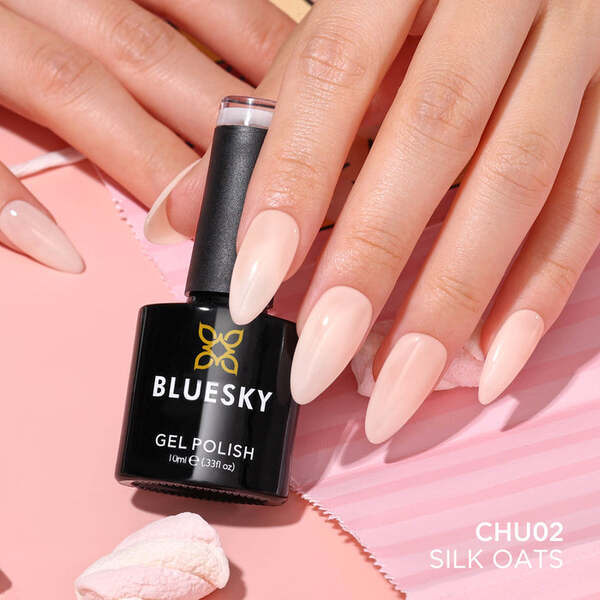 Bluesky gel polish Silk Oats 10ml, imported from the UK