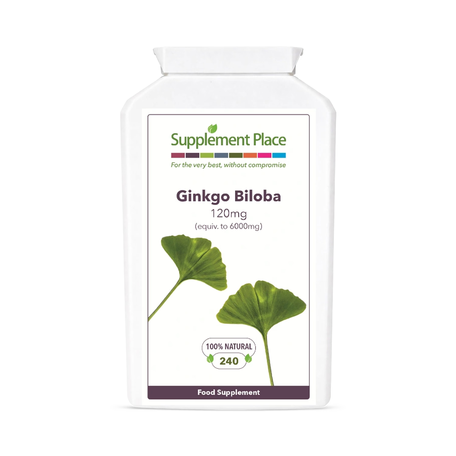 Supplement Place Ginkgo Biloba 120mg 240 capsules - British product