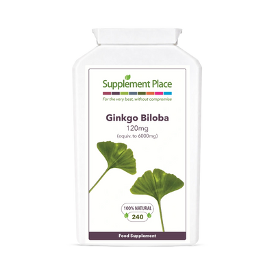 Holland & Barrett Supplement Place Ginkgo Biloba 120mg Herbal Supplement - 240 Capsules- Buy online at McGrocer
