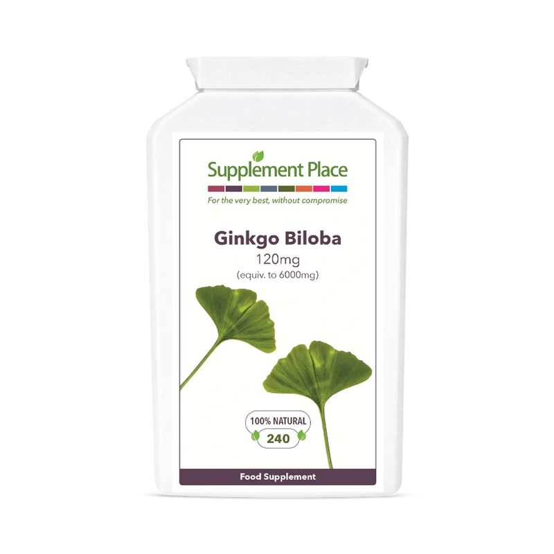 Supplement Place Ginkgo Biloba 120mg 240 capsules - British product