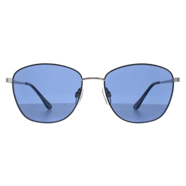 Smarty X1113 silver frame blue lens sunglasses - British product