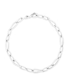 Astrid & Miyu sterling silver infinity chain bracelet, imported from the UK